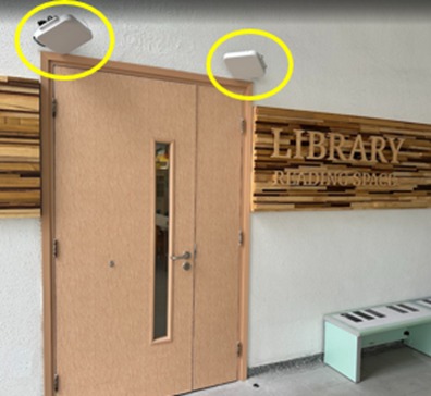 RFID 圖書館大門天花式保安閘